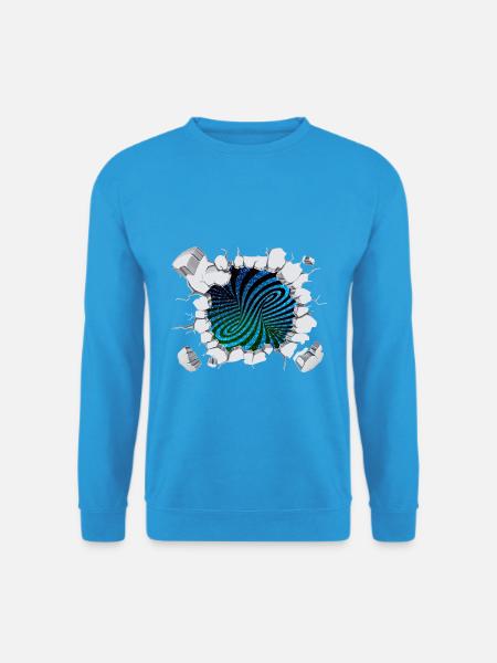 Matrix eddy current breaks out - Unisex Sweatshirt - sea blue