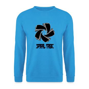 Spiral Tribe - Unisex Sweatshirt - sea blue - Front - Alina (178cm) & Michal (187cm)
