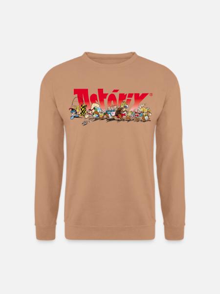 Asterix & Obelix Rennstart - Unisex Pullover - Mocca