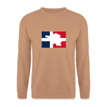 Vive la Sarre - Unisex Pullover - Mocca - Vorne - Alina (178cm) & Michal (187cm)