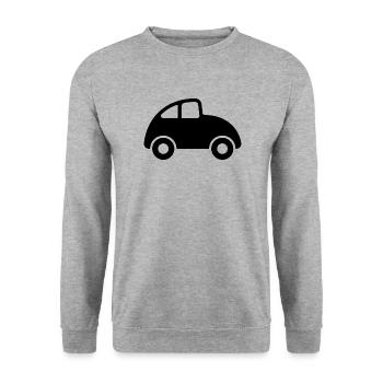 Voiture - Sweat-shirt Unisexe - gris chiné - Devant - Alina (178cm) & Michal (187cm)