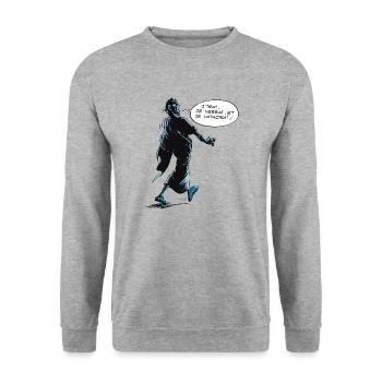 Asterix & Obelix - César veni vidi vici - Unisex Pullover - Weißgrau meliert - Vorne - Alina (178cm) & Michal (187cm)
