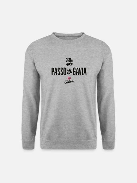 Gavia Pass - Unisex Pullover - Weißgrau meliert
