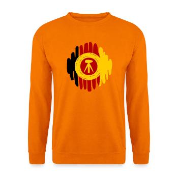 NVA Landstreitkräfte Kokarde gemalt - Unisex Pullover - Orange - Vorne