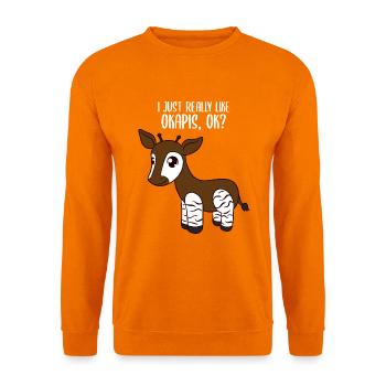 Okapi - Unisex Pullover - Orange - Vorne
