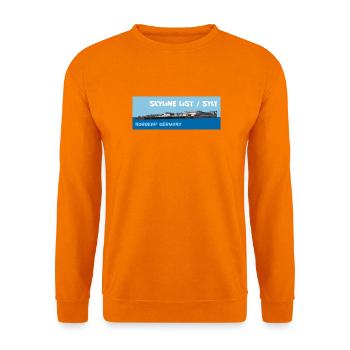 skyline list - Unisex Pullover - Orange - Vorne