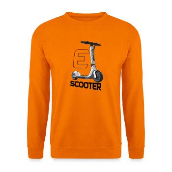 Escooter E-Roller Geschenk Rider ebike Scooter - Unisex Pullover - Orange - Vorne