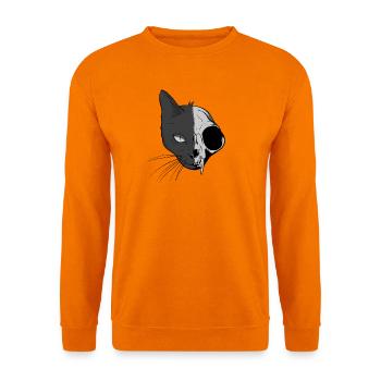 Schrödingers Katze - Unisex Pullover - Orange - Vorne