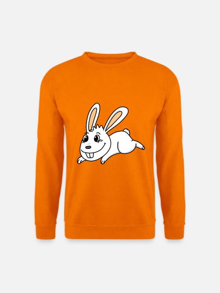 Rabbit easter - Unisex Sweatshirt - orange