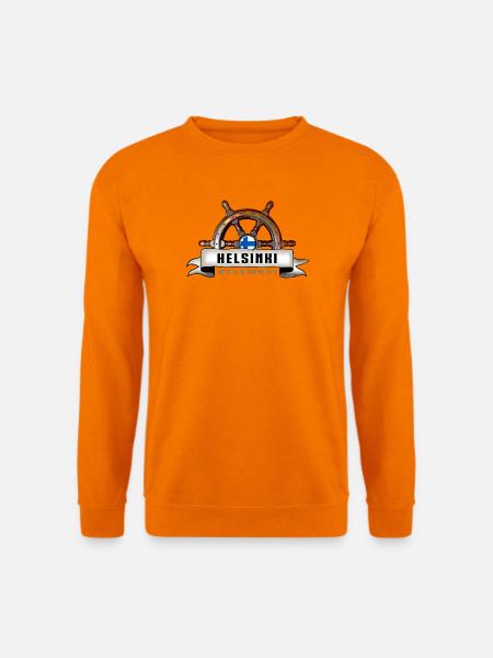 Helsinki Ruori - Marine Textilien und Geschenke - Unisex Pullover - Orange