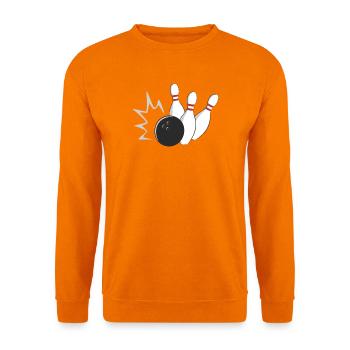 Bowling - Unisex Pullover - Orange - Vorne