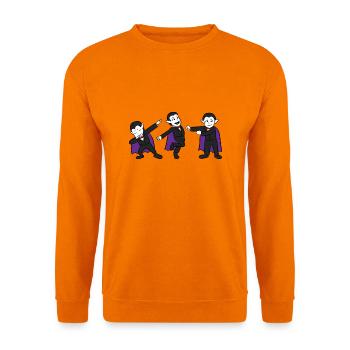 Dancing Vampire - Unisex Pullover - Orange - Vorne