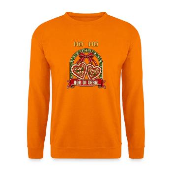 Ho Ho Hob di gern Weihnachtspulli - Unisex Pullover - Orange - Vorne