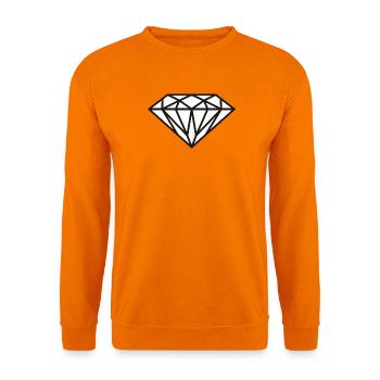 Diamond Funny Geschenk-T-Shirt - Unisex Pullover - Orange - Vorne