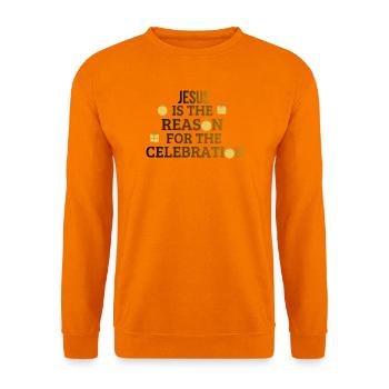 Weihnachtsfeier - Unisex Pullover - Orange - Vorne