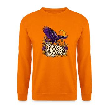 Raven Reverie Nachtmond Gothic - Unisex Pullover - Orange - Vorne