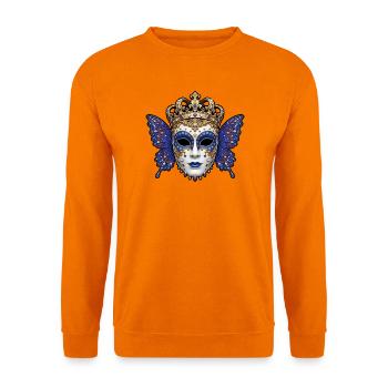 Corona Azul de Carnaval - Unisex Pullover - Orange - Vorne