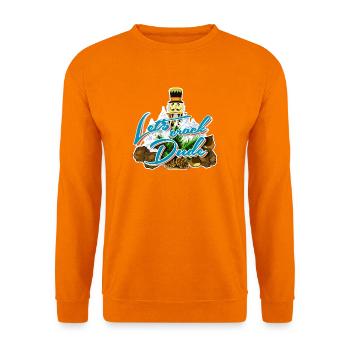Let's Crack Dude lustiger Nussknacker-Feiertagshumor - Unisex Pullover - Orange - Vorne