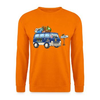 Kroatien Camper Wohnmobil - Unisex Pullover - Orange - Vorne