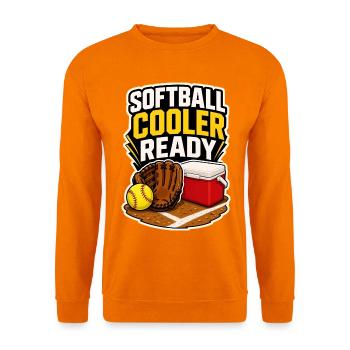SOFTBALL COOLER READY Snacks - Unisex Pullover - Orange - Vorne