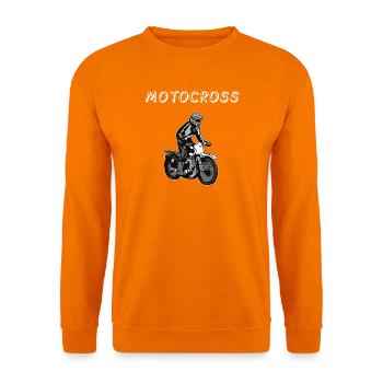 motocross - Unisex Pullover - Orange - Vorne