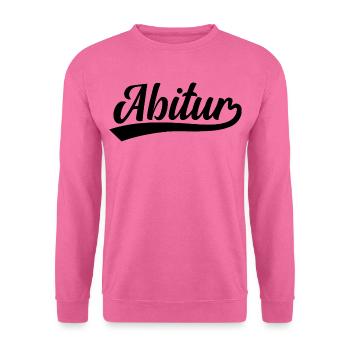 Abitur Abi - Unisex Pullover - Pink - Vorne