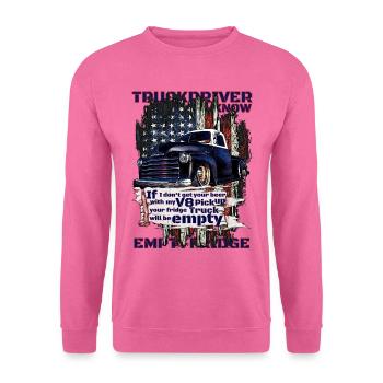 V8 Pickup Patriot - Unisex Pullover - Pink - Vorne