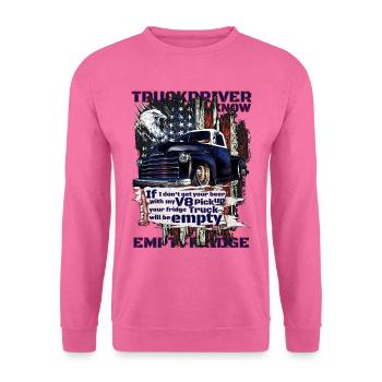 V8 Truck Beer Patriot - Unisex Pullover - Pink - Vorne