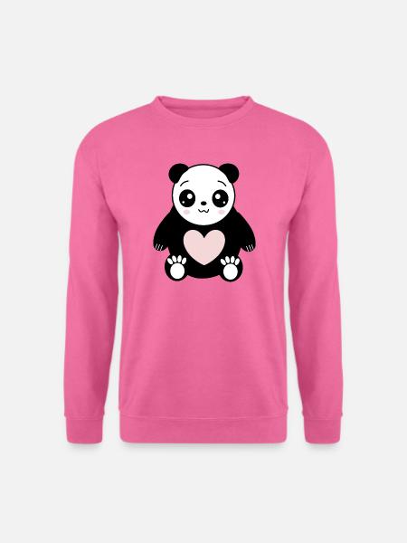 Kawaii Pandabär Geschenk Geburt Babyparty Taufe - Unisex Pullover - Pink