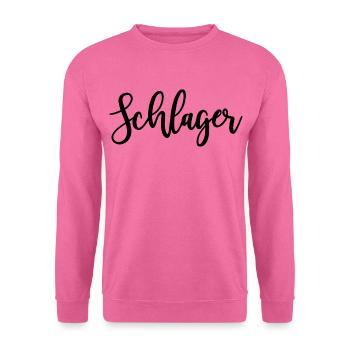 Schlager (Farbwechsel) - Unisex Pullover - Pink - Vorne