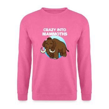 Mammut Mammutliebhaber Archäologie - Unisex Pullover - Pink - Vorne