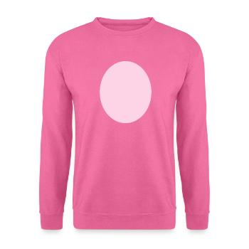 Schwein Kostüm rosa Schweinebauch Halloween - Unisex Pullover - Pink - Vorne
