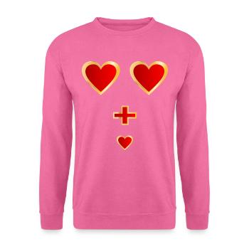 Baby verkünden, Familiennachwuchs - Unisex Pullover - Pink - Vorne