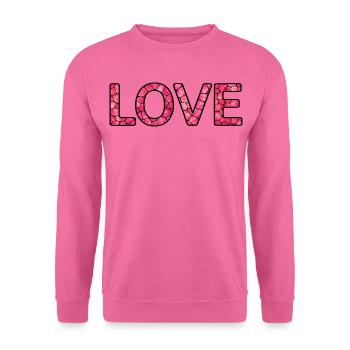 LOVE-Pink-30cm - Unisex Pullover - Pink - Vorne