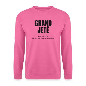 Großer Wurf | Ballettvokabular - Unisex Pullover - Pink - Vorne