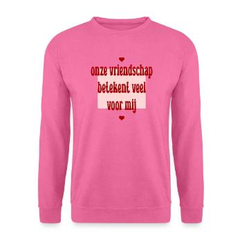 Dankbarkeit Beste Freundin - Unisex Pullover - Pink - Vorne