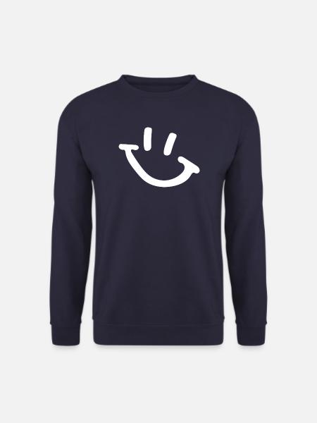 Smiley - Unisex Pullover - Navy