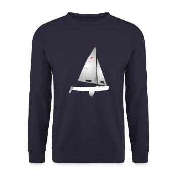 Pirat Riss - Unisex Pullover - Navy - Vorne - Alina (178cm) & Michal (187cm)