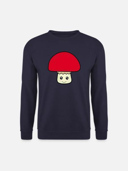Kawaii Pilz Geschenk Geburt Baby Babyparty Taufe - Unisex Pullover - Navy