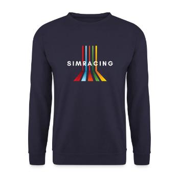 Simracer, Simracing, Racer, Racing Gift - Sweat-shirt Unisexe - marine - Devant - Alina (178cm) & Michal (187cm)