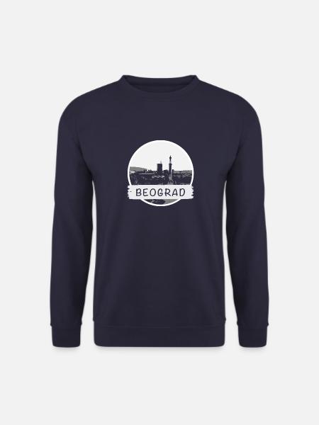 Belgrad City - Unisex Pullover - Navy
