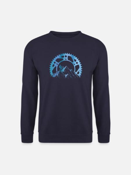 Mountainbiker Kettenrad - Unisex Pullover - Navy