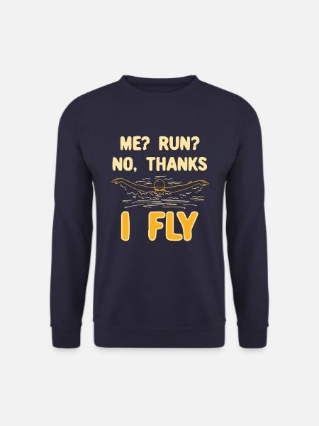 Schwimmen Swim - Unisex Pullover - Navy
