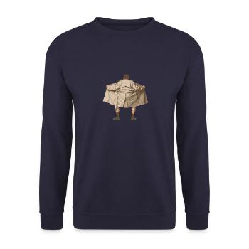 Lichthupe - Unisex Pullover - Navy - Vorne - Alina (178cm) & Michal (187cm)