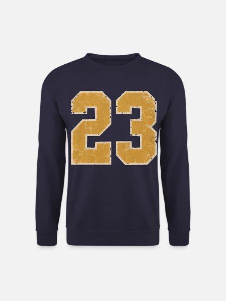 College-23-30cm- - Unisex Pullover - Navy