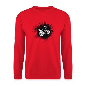 Chopper - Unisex Pullover - Rot - Vorne - Alina (178cm) & Michal (187cm)