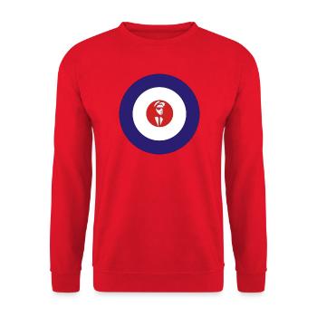 Mod - Unisex Pullover - Rot - Vorne - Alina (178cm) & Michal (187cm)
