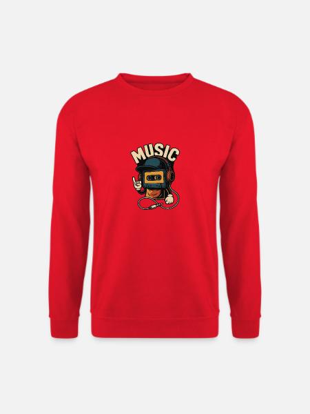 Musik - Unisex Pullover - Rot