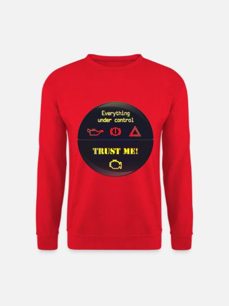 Under Control Trust Me - Unisex Pullover - Rot