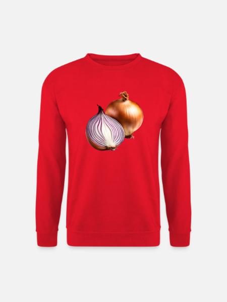 Rote Zwiebel Frische - Unisex Pullover - Rot